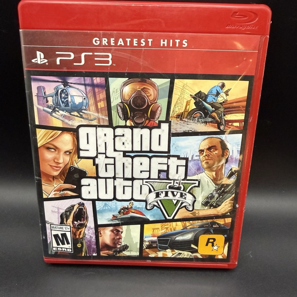 Grand Theft Auto V GTA 5 PS3 Greatest Hits CIB Complete w/ Map Manual